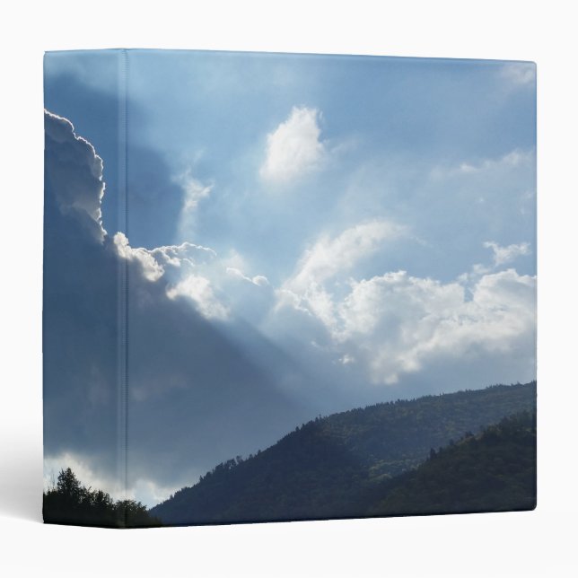 rays and clouds 3 ring binder (Front/Spine)