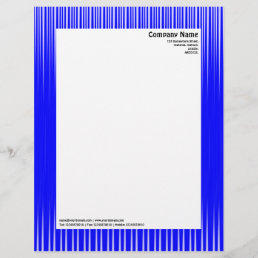 Rays - Blue and White Letterhead