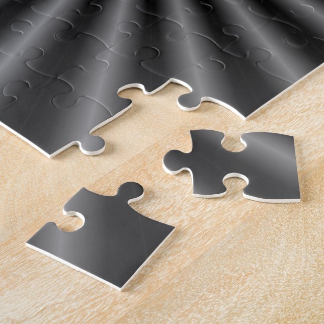 Rays in Black and White Jigsaw Puzzle (Side)