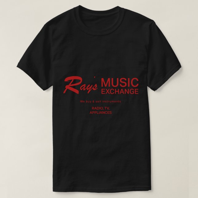 Ray's Music Exchange.  T-Shirt (Design Front)