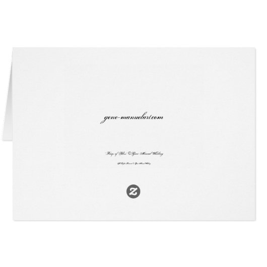 Rays of Bliss Card (Back Horizontal)