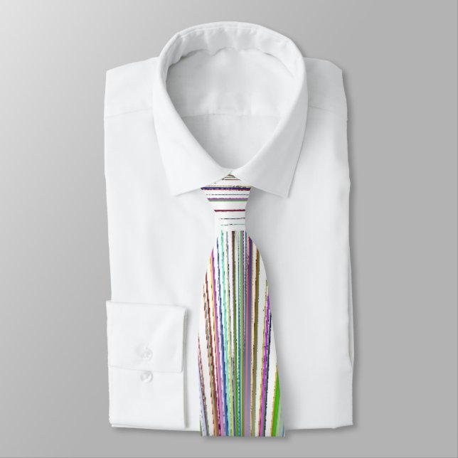 Rays of Color Neck Tie (Tied)