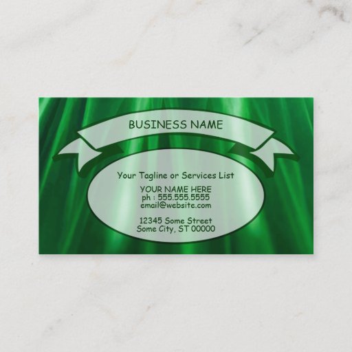 Customizable rays of grass lawn services business card
