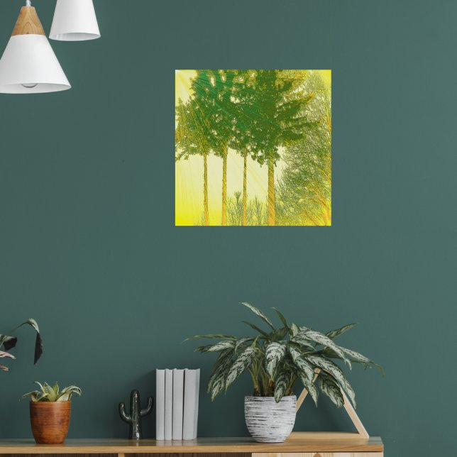 Rays of Hope 3 Trees Print (Living Room 1)