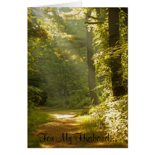 Rays of Light, For My Husband... Cards (Front)