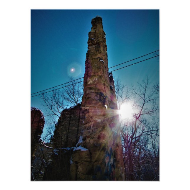 "Rays of Ruins" Photo Print (Front)