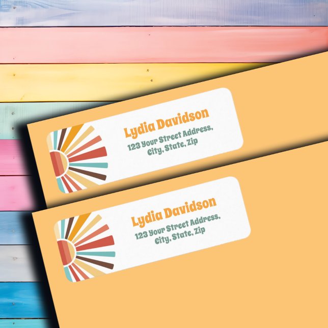 Rays Of Sunshine Return Address Label (Creator Uploaded)