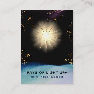 *~* Rays Stars Light Healing Universe Energy Business Card