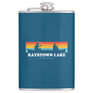 Raystown Lake Pennsylvania Canoe Flask