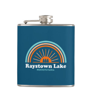 Raystown Lake Pennsylvania Rainbow Flask