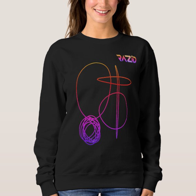 RAZID Abstract Line Art Sweatshirt (Front)