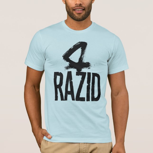 RAZID Contemporary Brush Logo T-Shirt (Front)