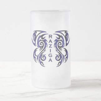 RAZIGA Glass Beer Frosted Glass Beer Mug