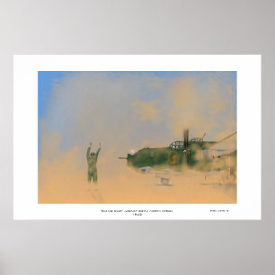 Razing Dust B24J Liberator North Africa 1943 Poster