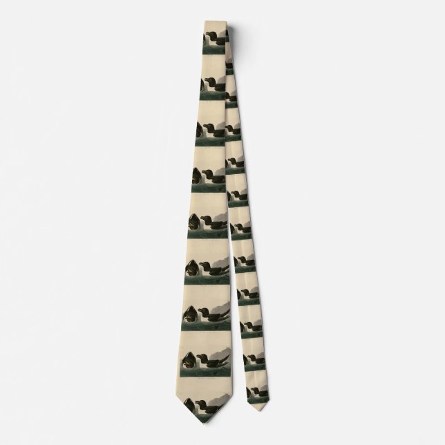 Razor Bill, John James Audubon's Birds of America  Neck Tie (Front)