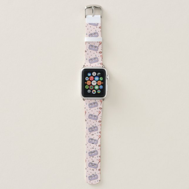Razor Blade Semicolon Yami Kawaii Apple Watch Band (Front)