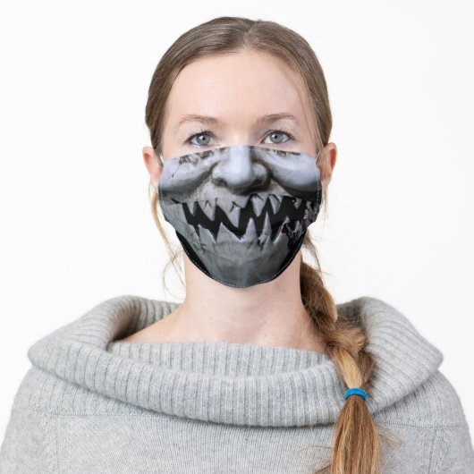 Razor Smile Adult Cloth Face Mask (Worn)