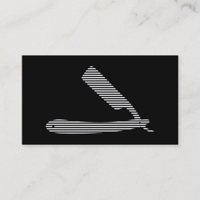 razor stripes business card (Front)