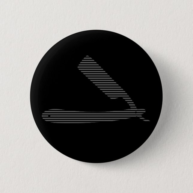 razor stripes button (Front)