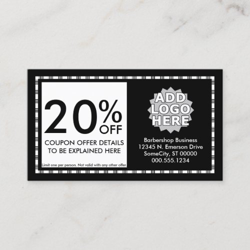 razor stripes coupon card