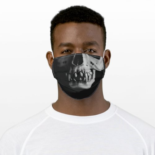 Razor Teeth Skull Adult Cloth Face Mask