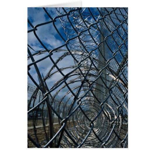 Razor wire, prison cards (Front)