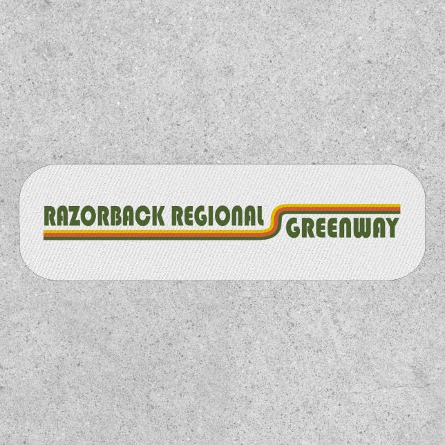 Razorback Regional Greenway Arkansas Patch (Front)