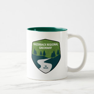 Razorback Regional Greenway Two-Tone Coffee Mug