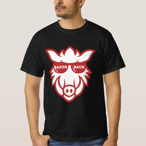 Razorbacks School Sports Fan Team Spirit T_Shirt