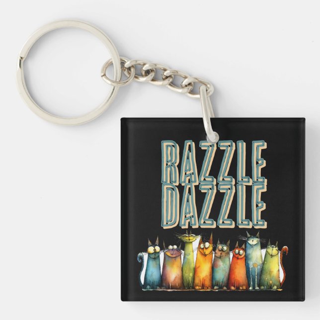 Razzle Dazzle Keychain (Front)