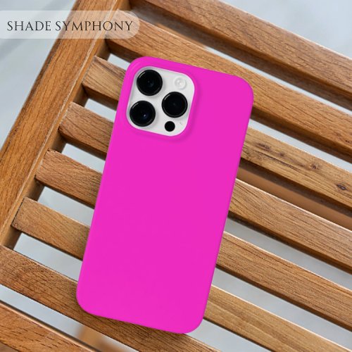 Razzle Dazzle Rose One of Best Solid Pink Shades Case_Mate iPhone 14 Pro Max Case