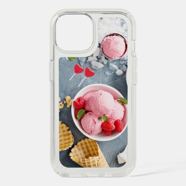 Razzle Raspberry Ice Cream Speck iPhone Case (Front)