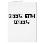 Razzle That Dazzle Text (Front)