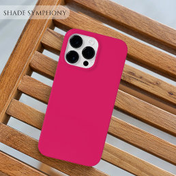 Razzmataz Pink One of Best Solid Pink Shades For Case-Mate iPhone 14 Pro Max Case