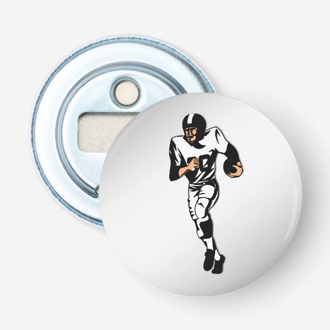 RB Football Player / Sports Design Bottle Opener (Front)