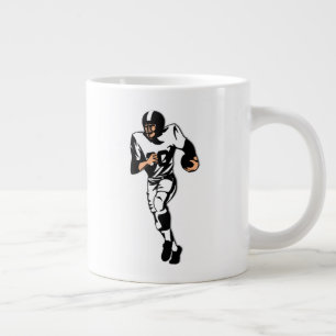 RB Football Player / Sports Design Giant Coffee Mug