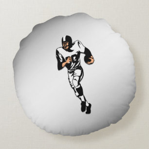 RB Football Player / Sports Design Round Pillow