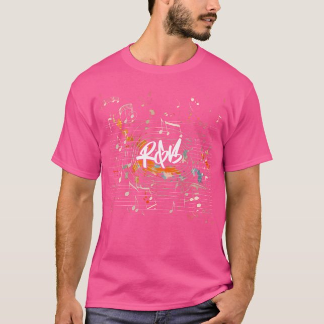 Rb Music  Rb Lover  Vinyl Oldschool Graffiti  90S  T-Shirt (Front)