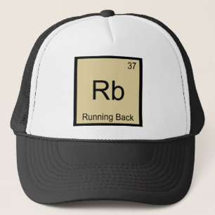Rb - Running Back Funny Chemistry Element Tee Trucker Hat