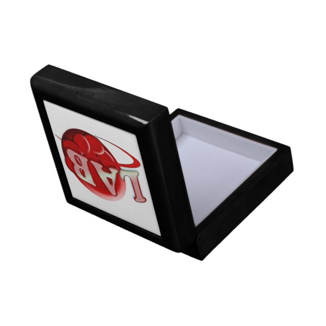 RBC LABORATORY LOGO RED BLOOD CELLS GIFT BOX (Back Open)