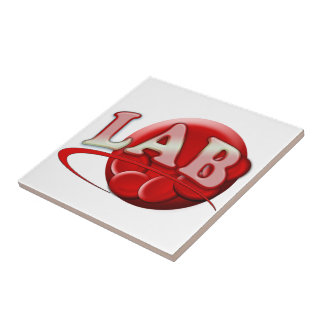RBC LABORATORY LOGO RED BLOOD CELLS TILE