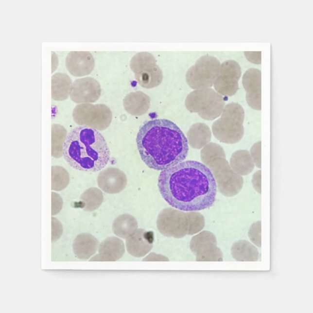 rbcs wbcs slide lab microscope hematology napkins (Front)