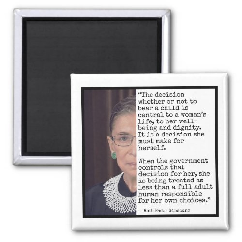 RBG decision to bear children quote Magnet