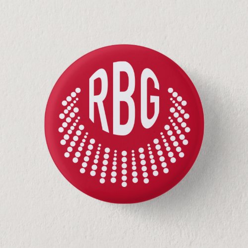 RBG Dissent Necklace  Button  Red