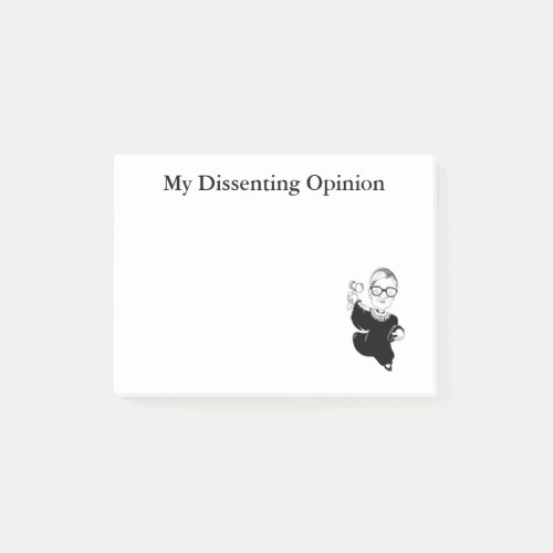 RBG Dissenting Opinion Post_it Notes