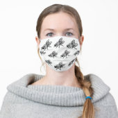 RBG Fly with Lace Collar Face Mask (Worn)
