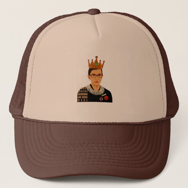 RBG I Dissent Ruth Bader Ginsburg Trucker Hat (Front)