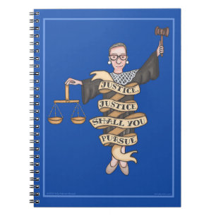 RBG "Justice, Justice Shall You Pursue" Notebook