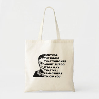 RBG Leadership Quote Tote Bag