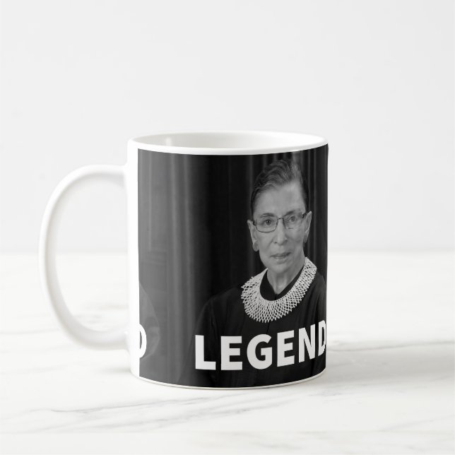 RBG "LEGEND" Mug (Ruth Bader Ginsburg) (Left)